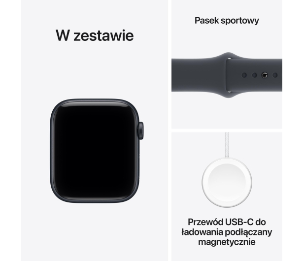 Apple Watch SE 3 GPS 40mm Aluminiowa koperta (północ) + opaska sportowa (północ) - rozmiar M/L - 1362382 - zdjęcie 8